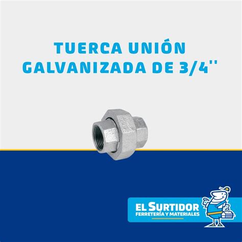 Tuerca Uni N Galvanizada De El Surtidor