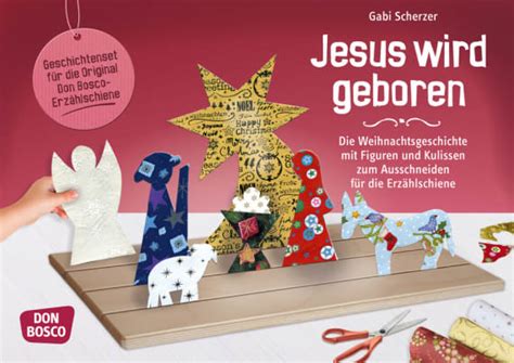 Jesus Wird Geboren Erz Hlschienen Figurenset Bibelgeschichte Zum