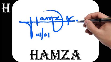 Hamza Name Style