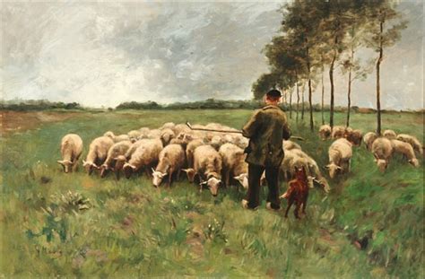 Shepherd And Flock By Anton Mauve On Artnet