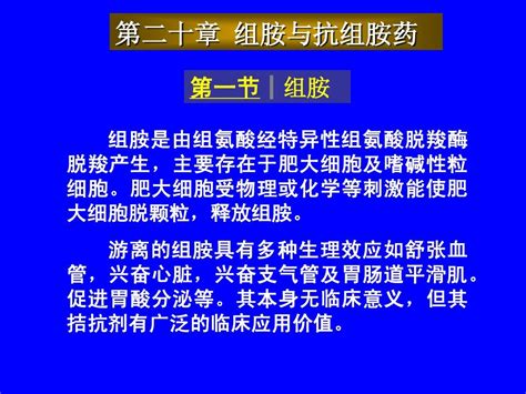 抗组胺药ppt20 Word文档在线阅读与下载 无忧文档