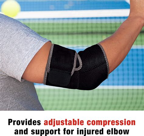 Ace Elbow Neoprene Elbow Support Black Adjustable Ebay