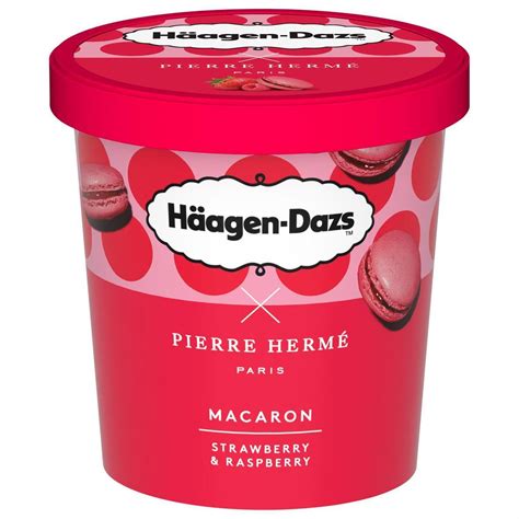 Achat Vente Häagen Dazs Crème Glacée Macaron Fraise Framboise 364g