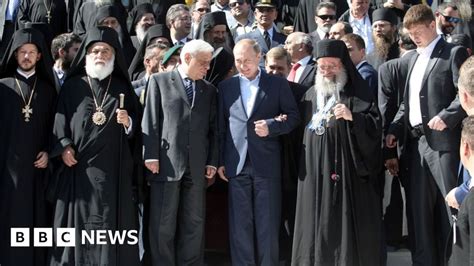 Vladimir Putin Visits Mount Athos All Male Orthodox Enclave Bbc News