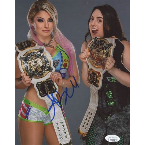 Alexa Bliss Signed Wwe 8x10 Photo Jsa Coa Pristine Auction