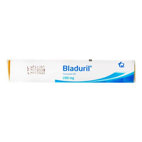 Bladuril 200Mg Caja X 10 Tabletas Cubiertas Pharmamas