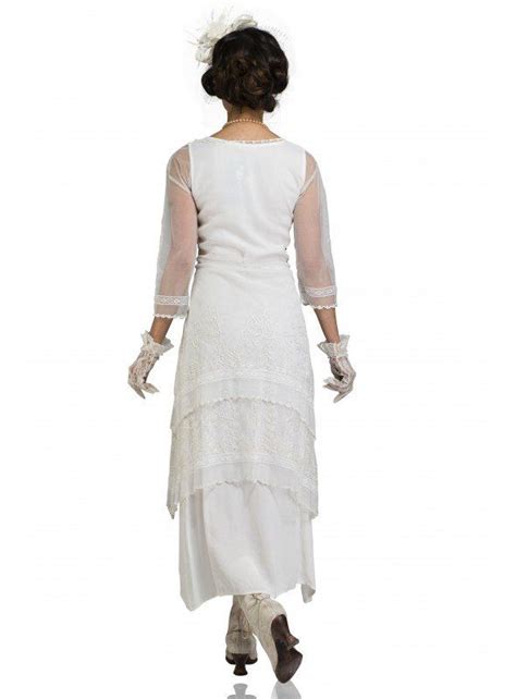 Vintage Titanic Tea Party Dress In Ivory By Nataya Victorian Wedding