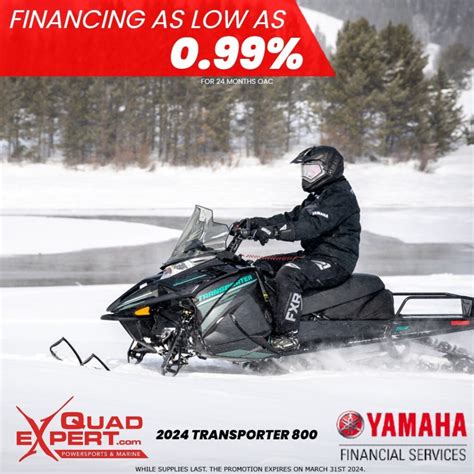 2024 Yamaha TRANSPORTER 800 Deposit Quad Expert