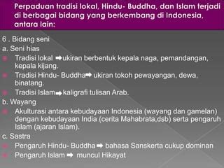 Proses Interaksi Antara Tradisi Lokal Hindu Buddha Dan Islam Di