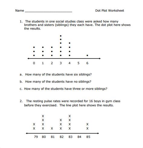 FREE 11 Sample Dot Plot Examples In MS Word PDF - CommonWorksheets.com