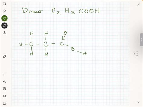 C2h5cooh Lewis Structure