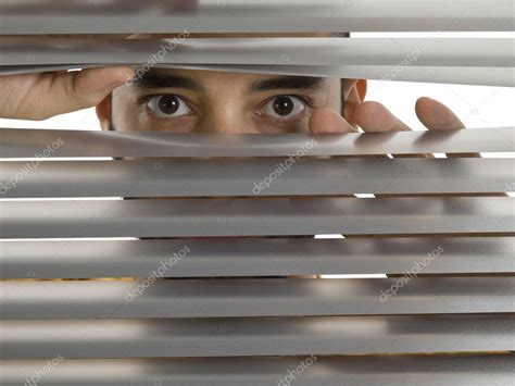 Peeping Tom Stock Photo Antonprado