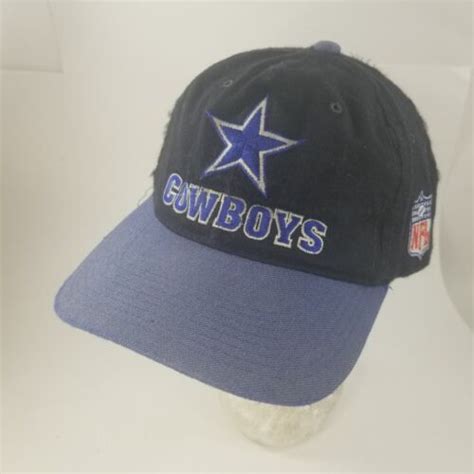 Vintage Dallas Cowboys The Natural Starter Hat Cap Bl… - Gem