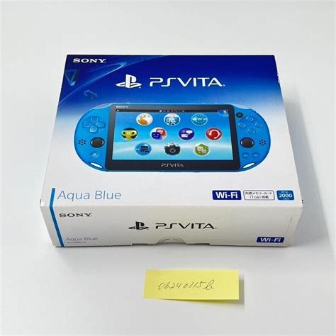 Sony Ps Vita Pch Za Aqua Blue Mint Wi Fi Model Used Fast