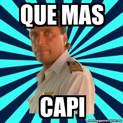 Meme Francesco Schettino Que Mas Capi