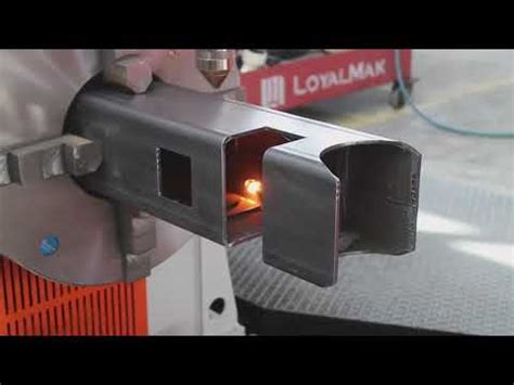 CNC PLASMA Tube cutting with the source XPR300 - Laser Master