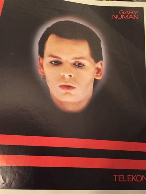 Gary Numan Telekon Rare Promo Poster 1980 1807387706