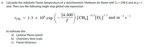 Solved Calculate The Adiabatic Flame Temperat Solutioninn