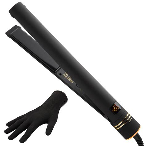 Hot Tools Pro Artist Black Gold Evolve Ionic Salon Hair Flat Iron Long Lasting Finish For