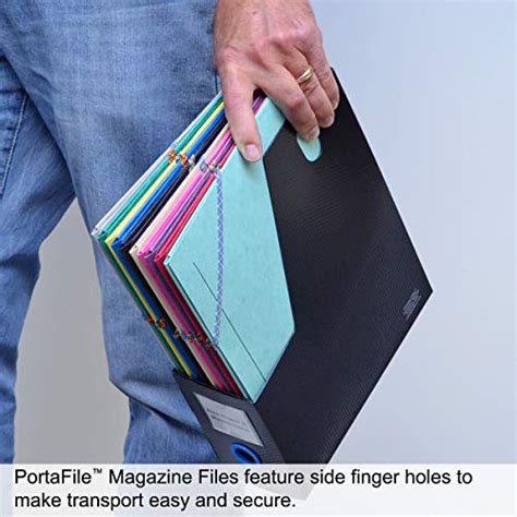 Ultimate Office PortaFile Magazine File Vertical File Organizer Box