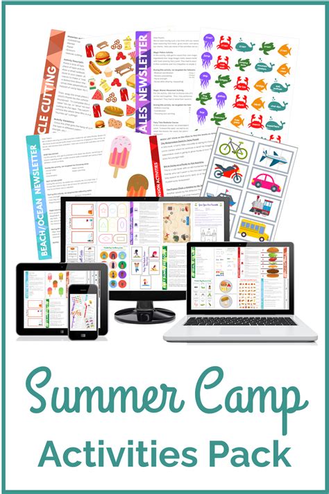 Summer Camp Activities Pack Digital Version The Inspired Treehouse