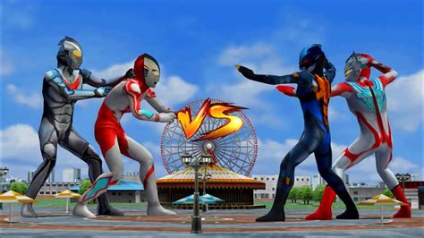 Ultramam Ribut Noa Vs Ultraman Taiga Tregear Ultraman Fighting