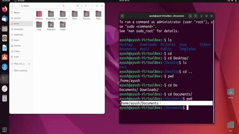 How To Change Directory In Linux Terminal Linux Directory Navigation