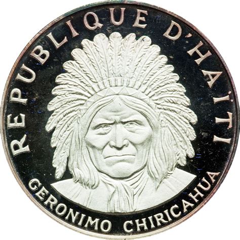 10 Gourdes Chiricahua Chief Geronimo Haïti 1804 Présent Numista