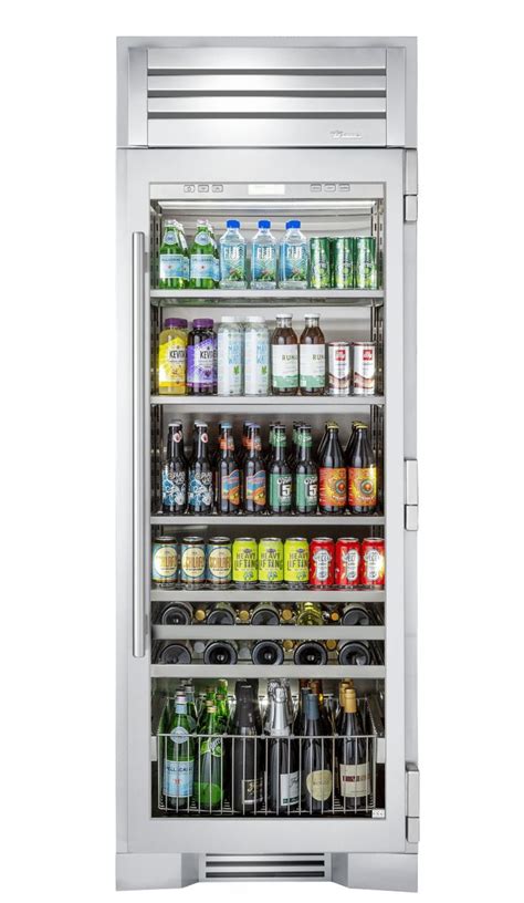 Custom Finish Refrigerators | True Residential | Glass door ...