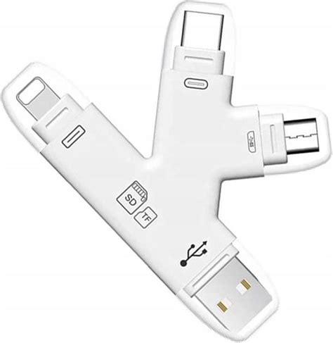 Karta pamięci do aparatu Spacetronik Czytnik kart Sd Tf micro Usb Usb c