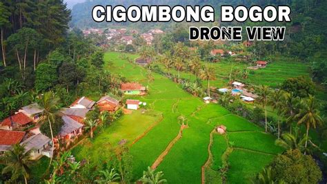 Drone Footage 4k Kampung Ciwaluh Desa Wates Jaya Cigombong Kabupaten