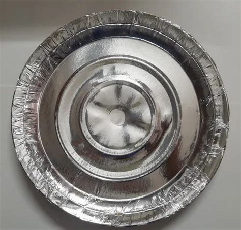 7 Inch Disposable Silver Foil Paper Plate At Rs 0 42 Piece Paper