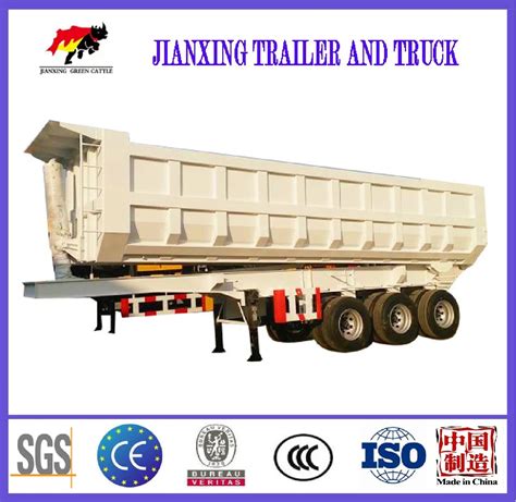 Heavy Duty 40 Tons 60 Tons Dump Trailer Tipper Trailer Tipping Truck