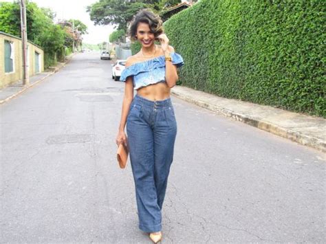 Blusa Ciganinha Jeans Modelos Incríveis para Se Inspirar Rafaela