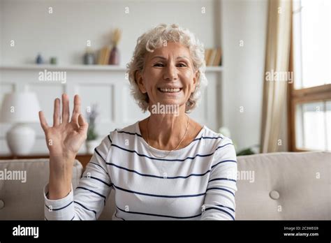 Mature Woman Using Webcam Hi Res Stock Photography And Images Alamy