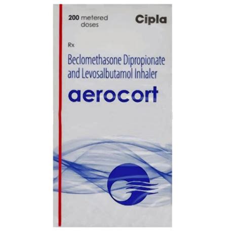 Aerocort Inhaler Levosalbutamol Levalbuterol Mcg Beclometasone