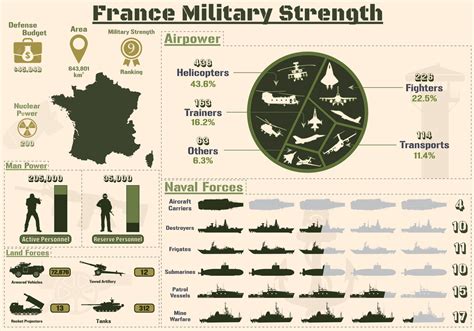 Infographie De La Force Militaire De La France Pr Sentation Des