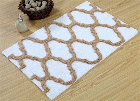 Saffron Fabs 2 Piece Bath Rug Set 100 Soft Cotton Size