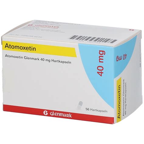 Atomoxetin Glenmark 40 Mg 56 St Mit Dem E Rezept Kaufen Shop Apotheke