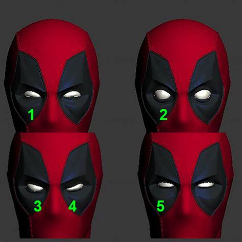 Armored Deadpool Mask 3d Model Ready To Print Stl