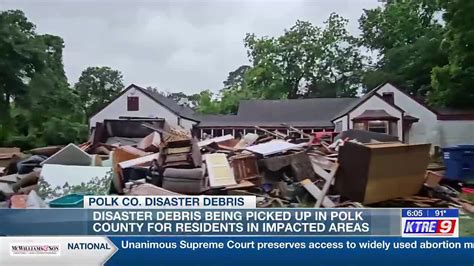 Polk County Offers Debris Pickup For Residents Affected By Flooding