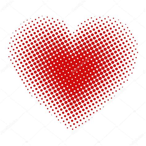 Heart Halftone Stock Vector Image By ©pixxart 34629159