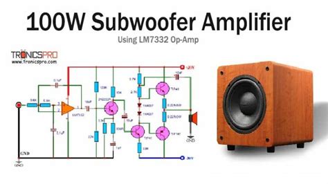 W Power Amplifier Circuit Diagram Using C Tronicspro