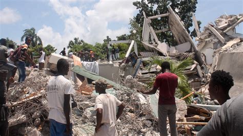 Erdbeben In Haiti Zahl Der Toten Steigt Auf Mehr Als Tagesschau De