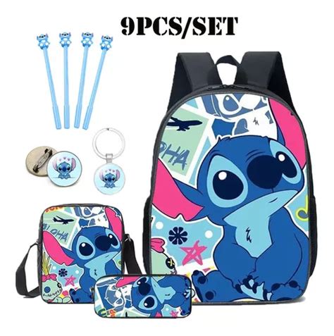 Pcs Set Stitch Mochila Bolsa De Ombro Caneta Conjunto De Pr