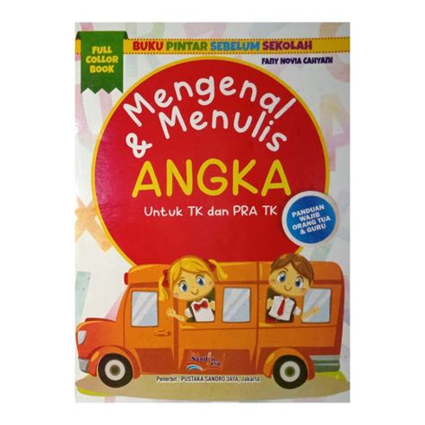 Jual Buku Mengenal Menulis Angka Untuk TK Dan PRA TK Full Color