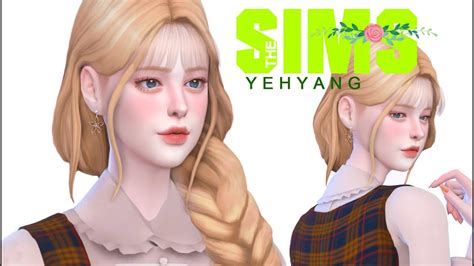 심즈4 청순청순 금발 여심만들기 심배포 🌈 The Sims 4 Cas Sim Download Cc List 🌈