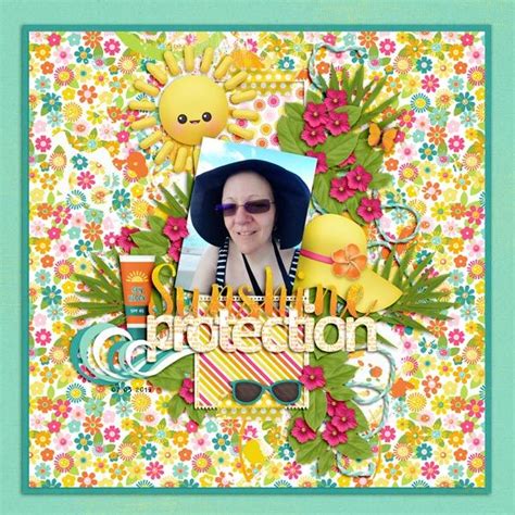 Digital Scrapbook Kit Fun In The Sun Kristin Aagard