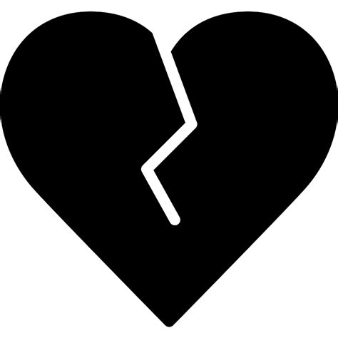 Broken Heart Vector Svg Icon Svg Repo