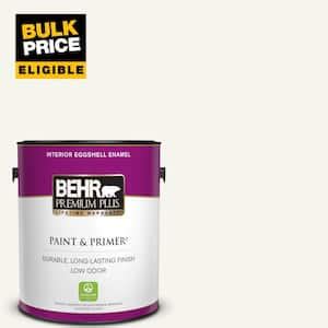 Behr Premium Plus Gal Polar Bear Flat Low Odor Interior Paint